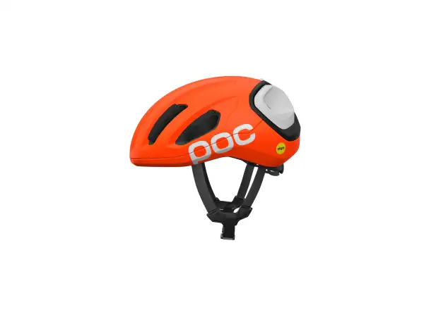 POC Amidal kask szosowy Fluo. Orange Matt/Uranium Black Matt/Hydrogen White Matt