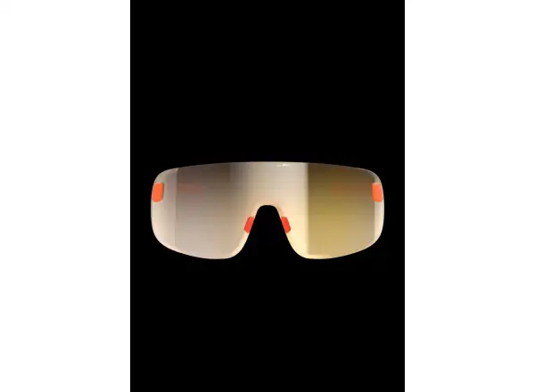 POC Elicit okulary przeciwsłoneczne Fluorescent Orange Translucent/Clarity Road/Partly Sunny Gold