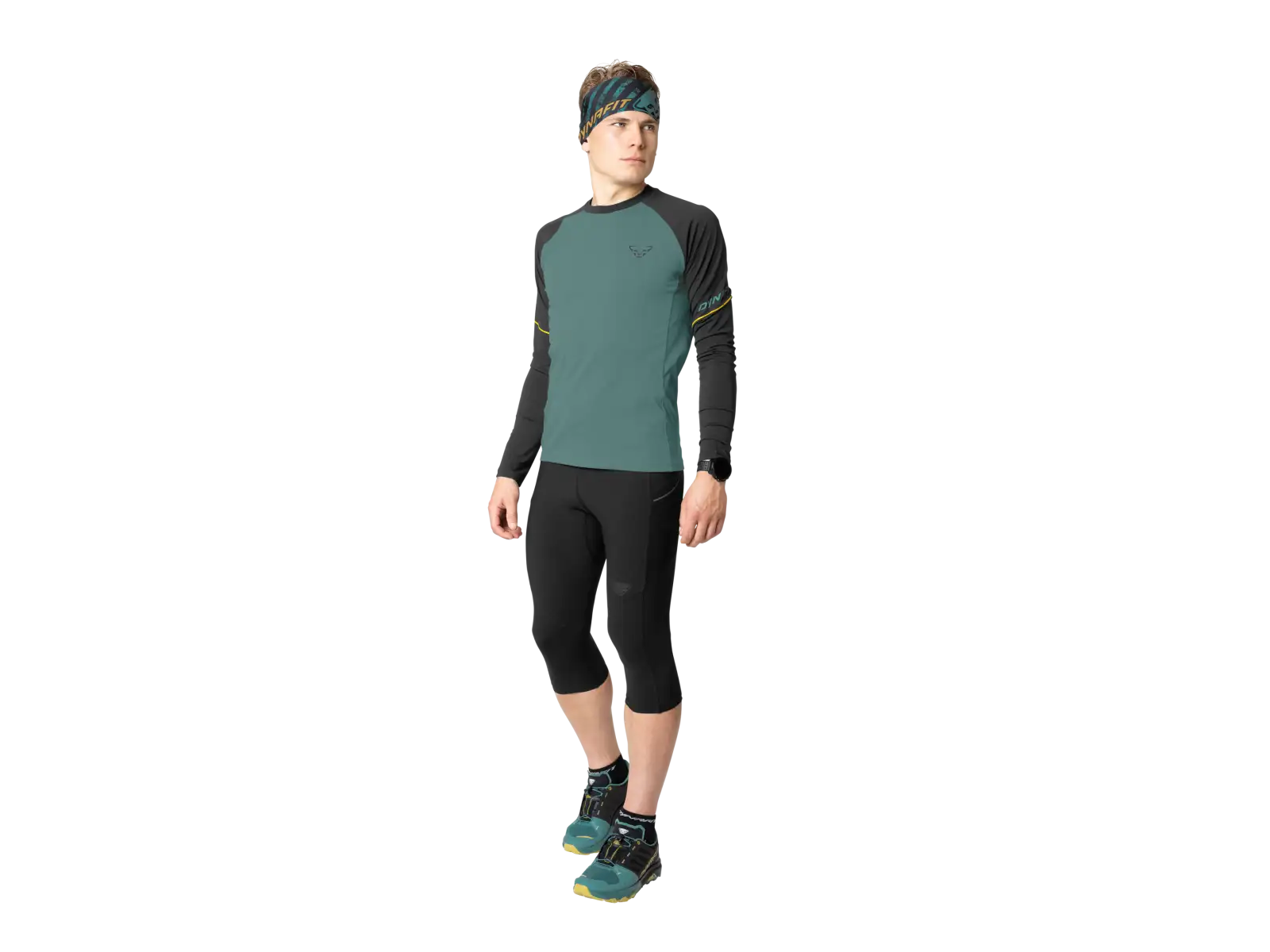 Dynafit Alpine 3/4 męskie spodnie biegowe Black Out