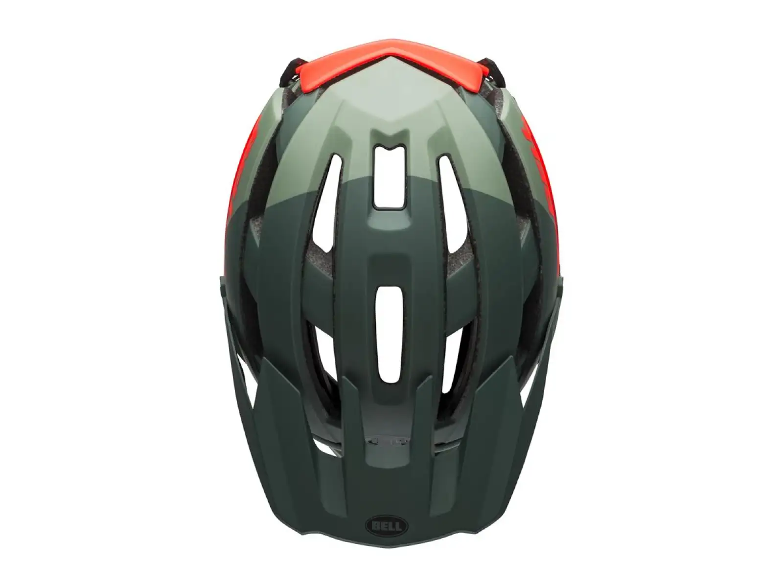 Bell Super Air R Spherical kask Mat/Glos Green/Infrared