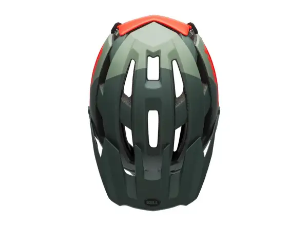 Bell Super Air R Spherical kask Mat/Glos Green/Infrared