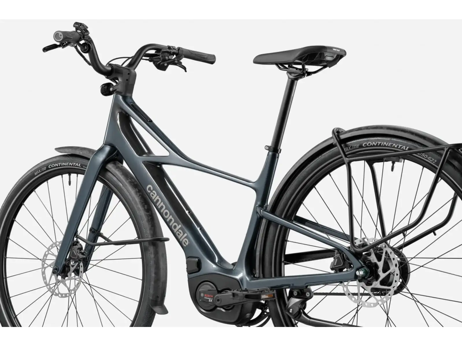Cannondale FlyingV 2 Tungsten blue miejskie lekkie rower elektryczny
