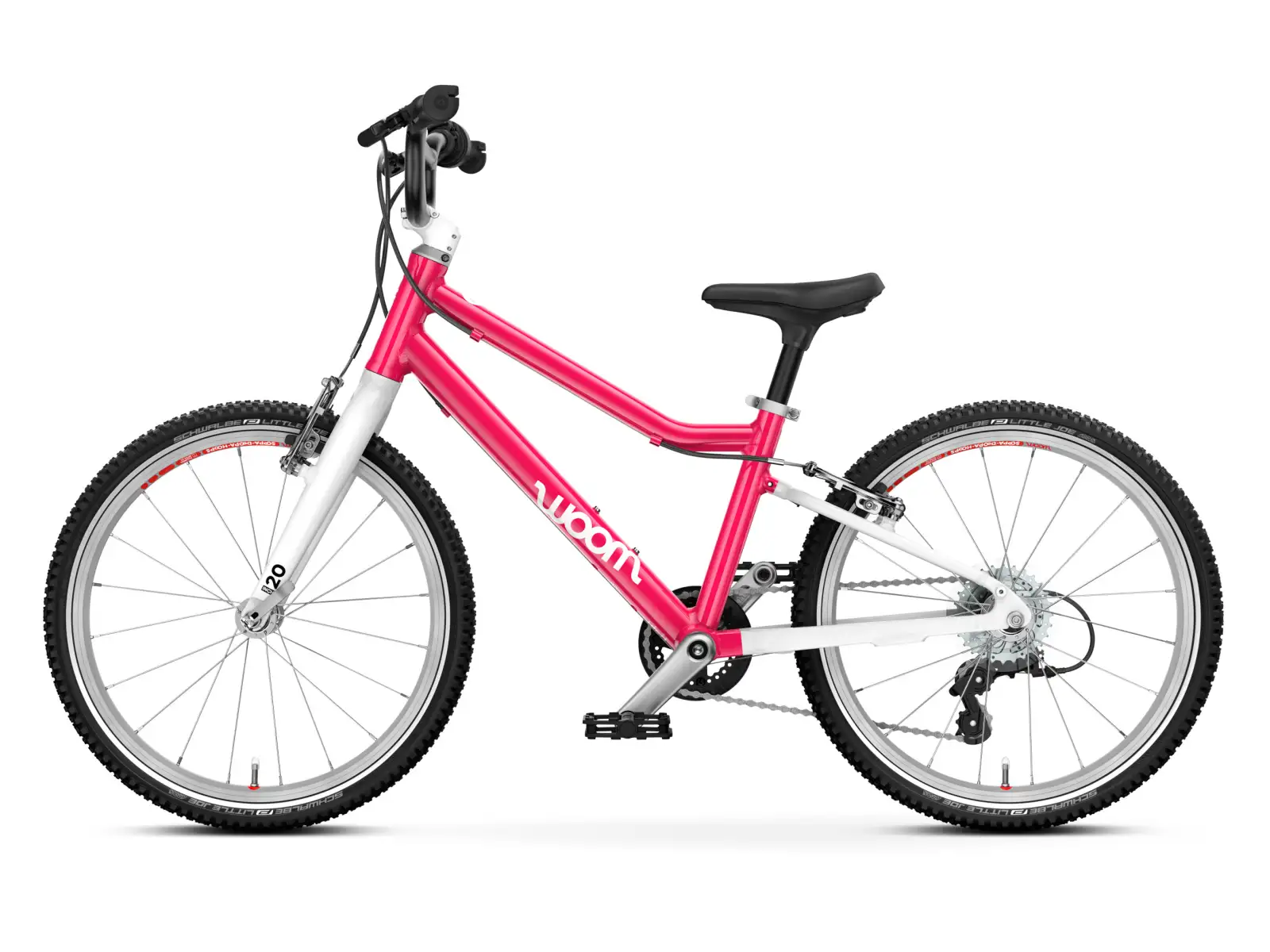 Woom GO 4 rower dziecięcy 20" Hot Pink