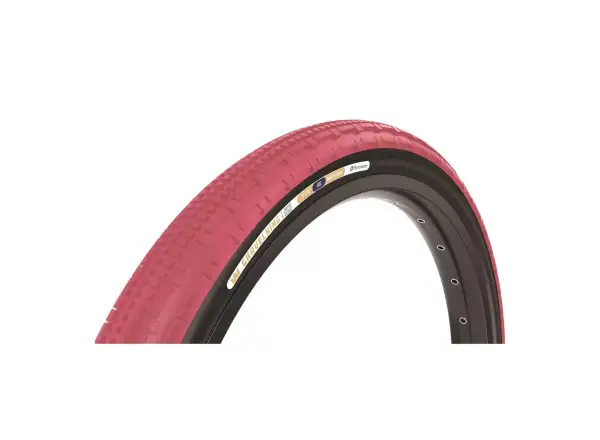 Panaracer GravelKing SK 700x40 gravel opona cranberry/czarna kevlar