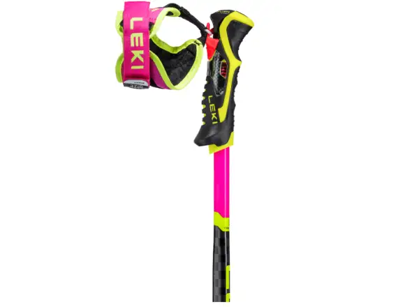 Leki WCR TBS SL 3D kijki zjazdowe Neonpink/Black/Neonyellow