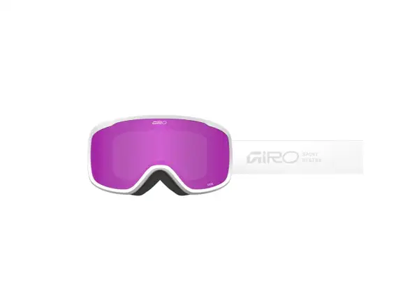 Giro Moxie damskie gogle narciarskie White Stacked/Amber Pink/Yellow (2szyby)