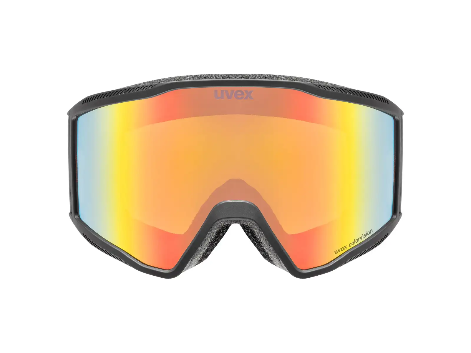 Uvex Blast CV black matt/rainbow - żółty