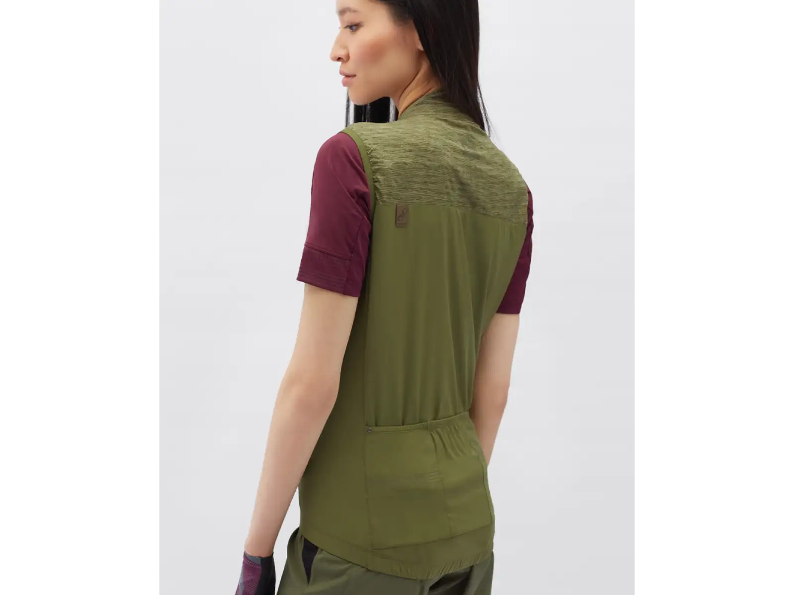 Silvini Caira damska gravel kamizelka Olive/Plum