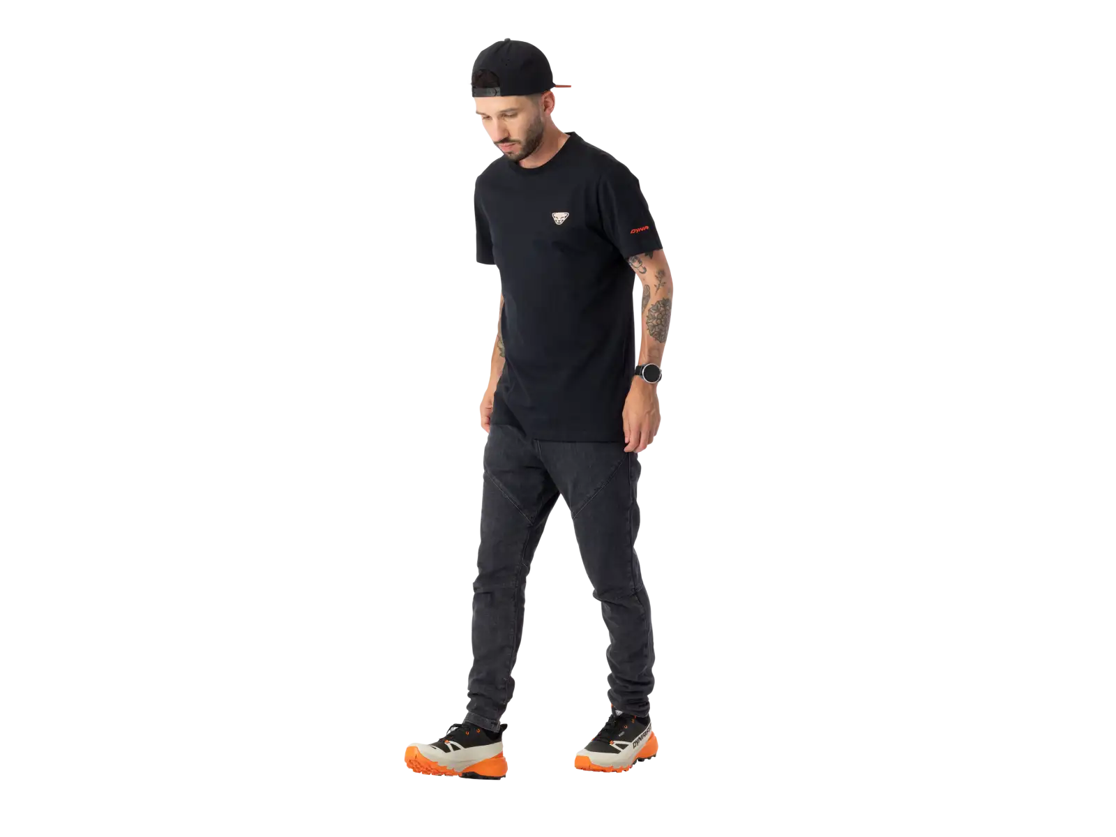 Dynafit 24/7 Graphic męska koszulka krótki rękaw Black Out/trail Crew