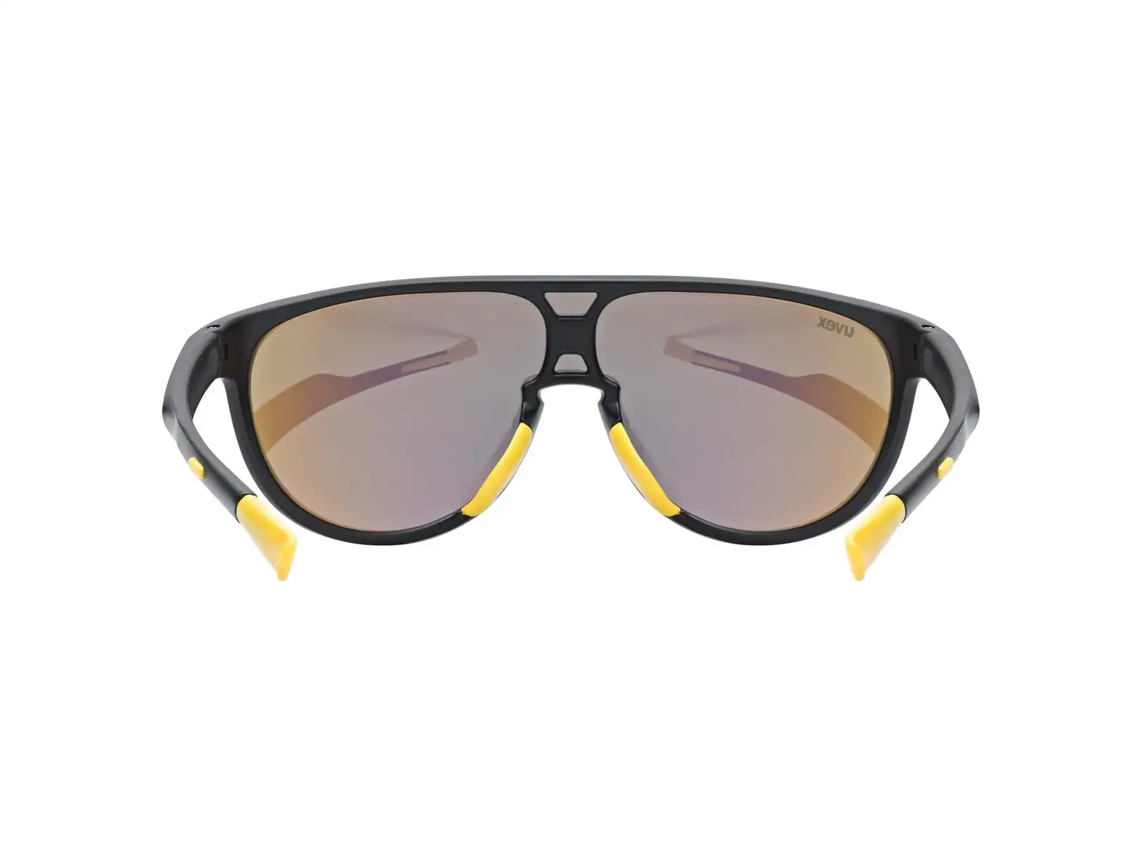 Uvex Sportstyle 515 dziecięce okulary Black Matt/Mirror Yellow