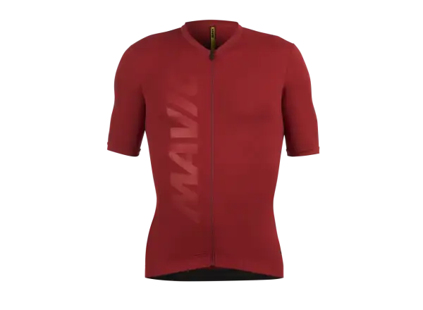 Mavic Aksium męska koszulka z krótkim rękawem Burgundy