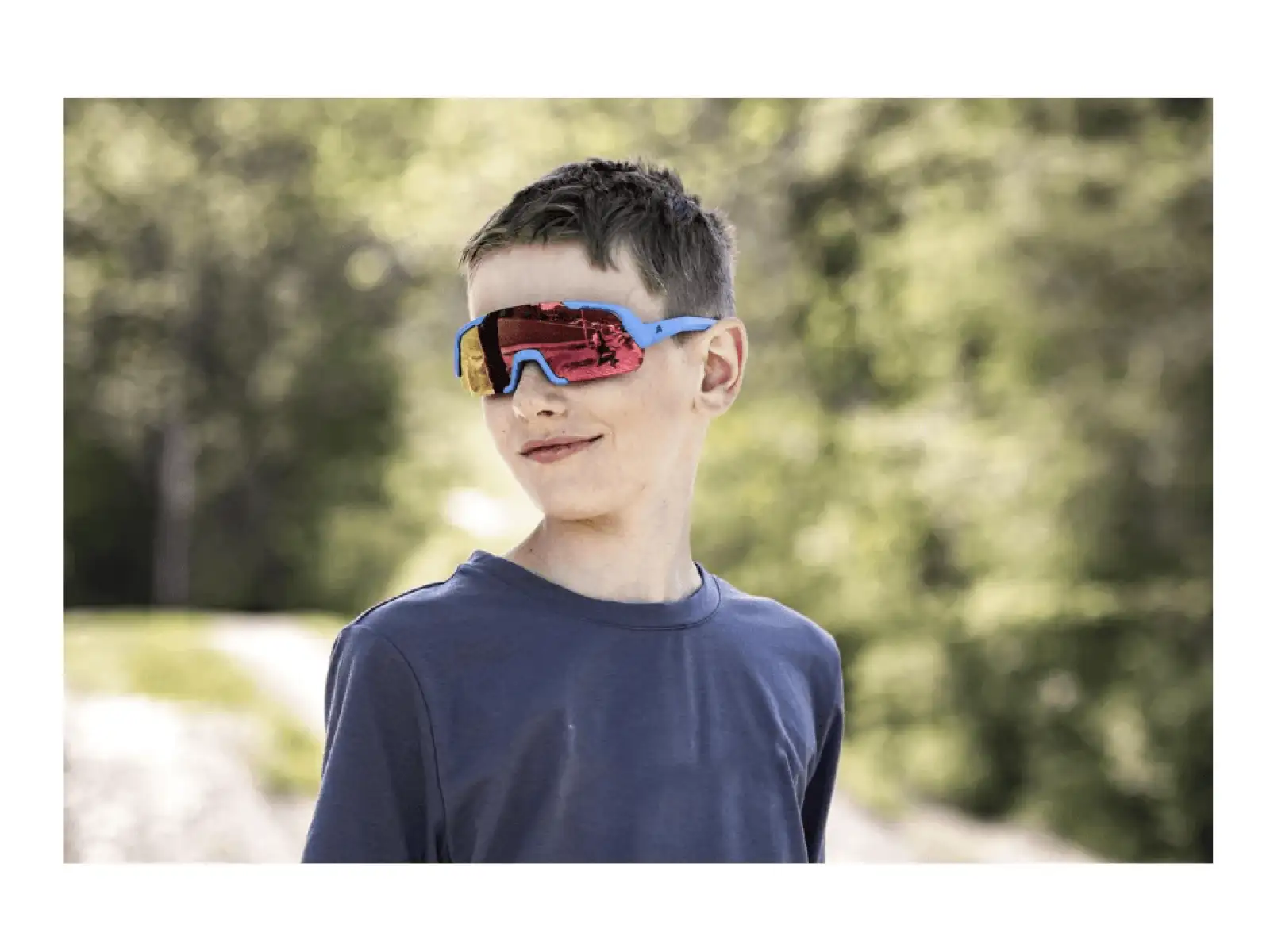 Alpina Rocket Youth Q-Lite dziecięce okulary Black Matt / Mirror Silver