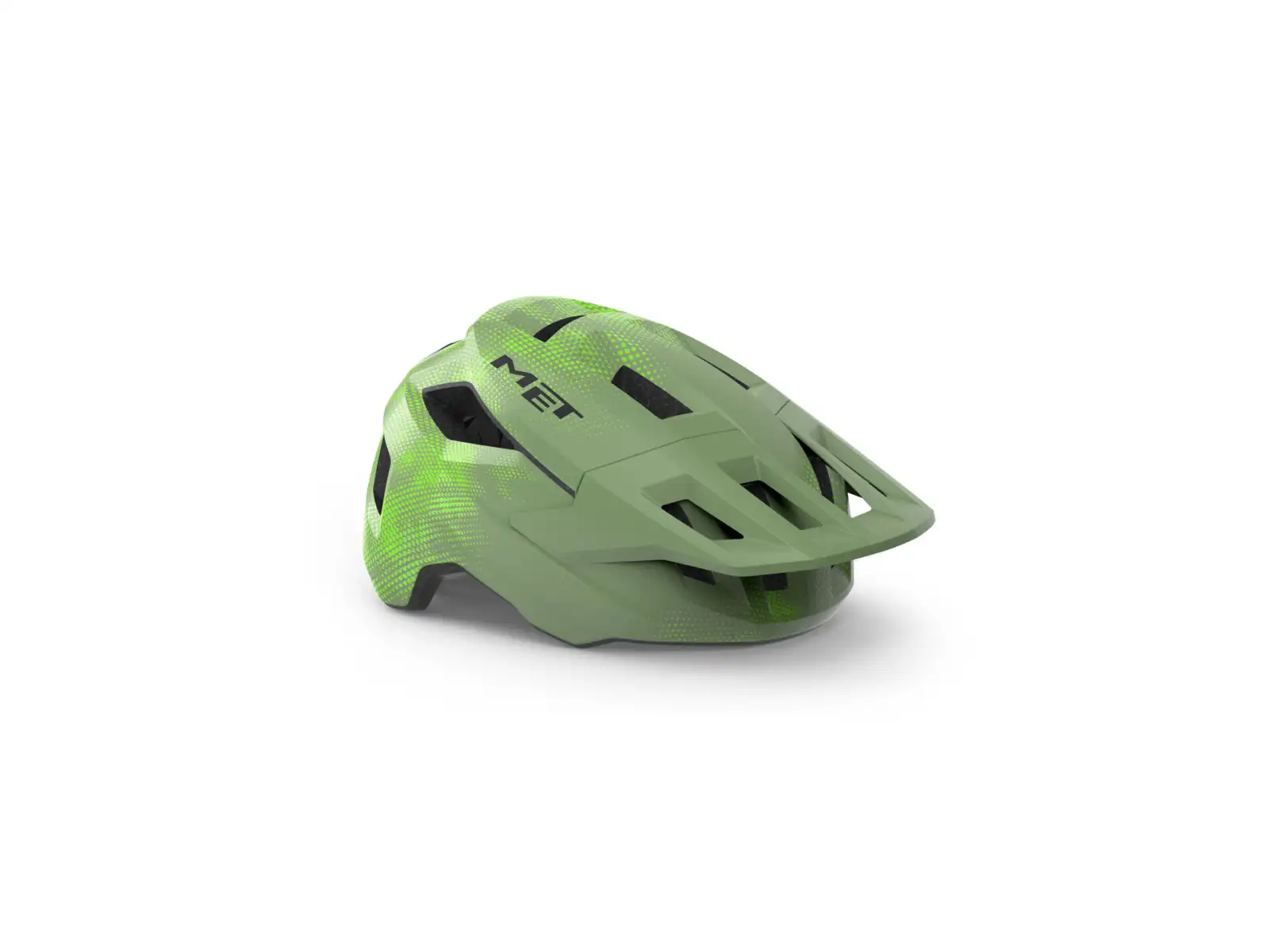 MET Shelter Youth dziecięcy kask Green Lime