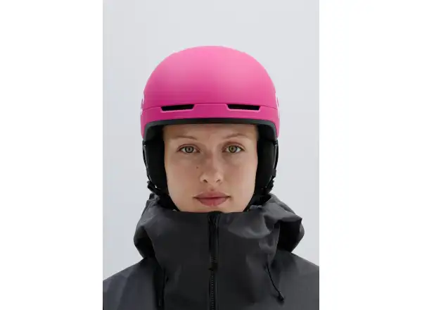POC Obex Contour kask narciarski Rhos Red Matt/Citrine Yellow Matt