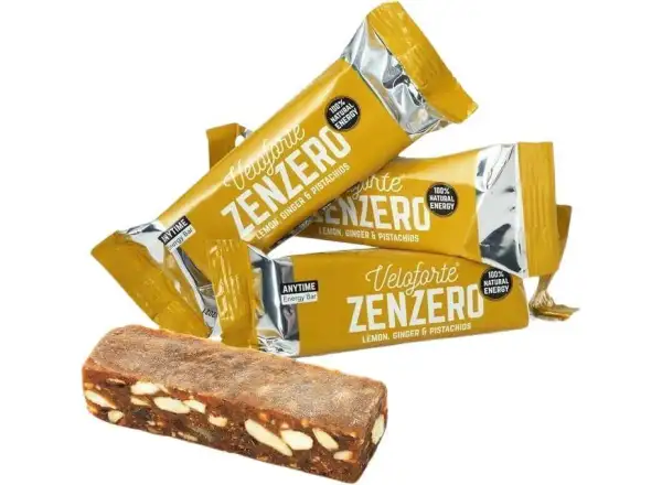Veloforte Zenzero Bar baton 62 g Lemon, Ginger & Pistachios