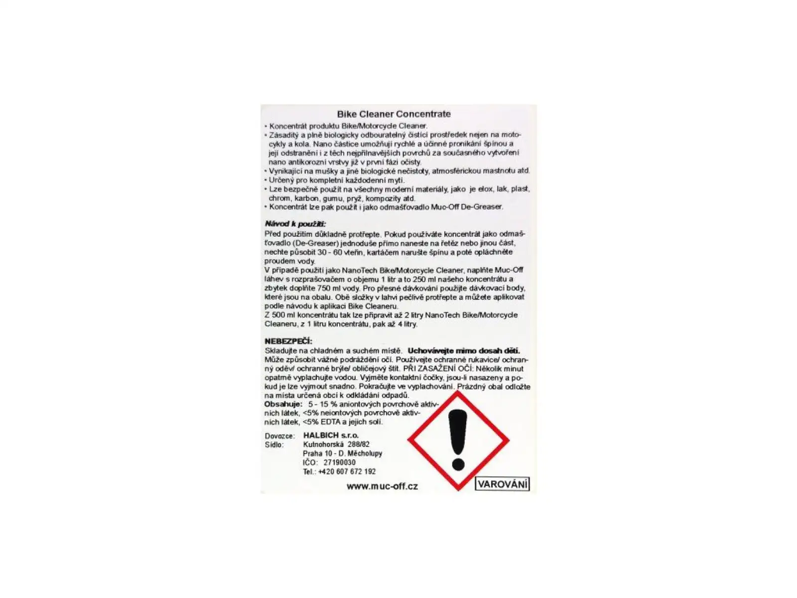 Muc-Off Cleaner rowerowy Koncentrat 1 L
