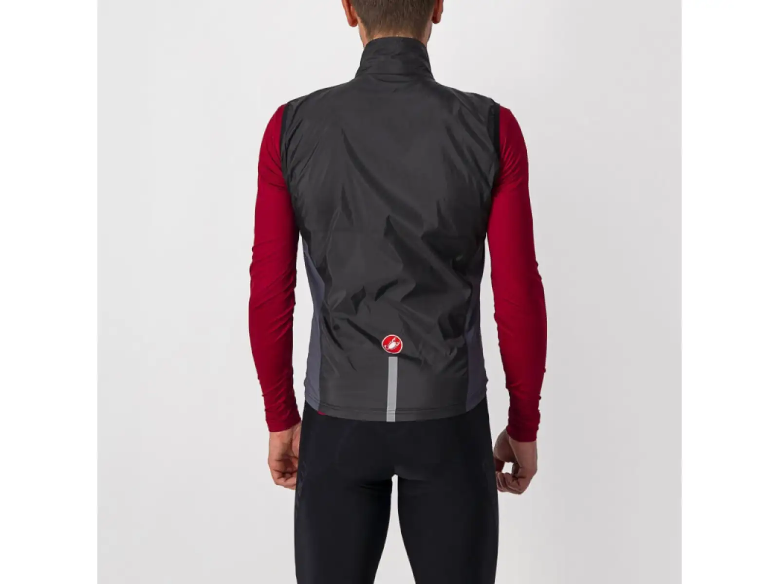 Castelli Squadra Stretch męska kamizelka Light Black/Dark Gray