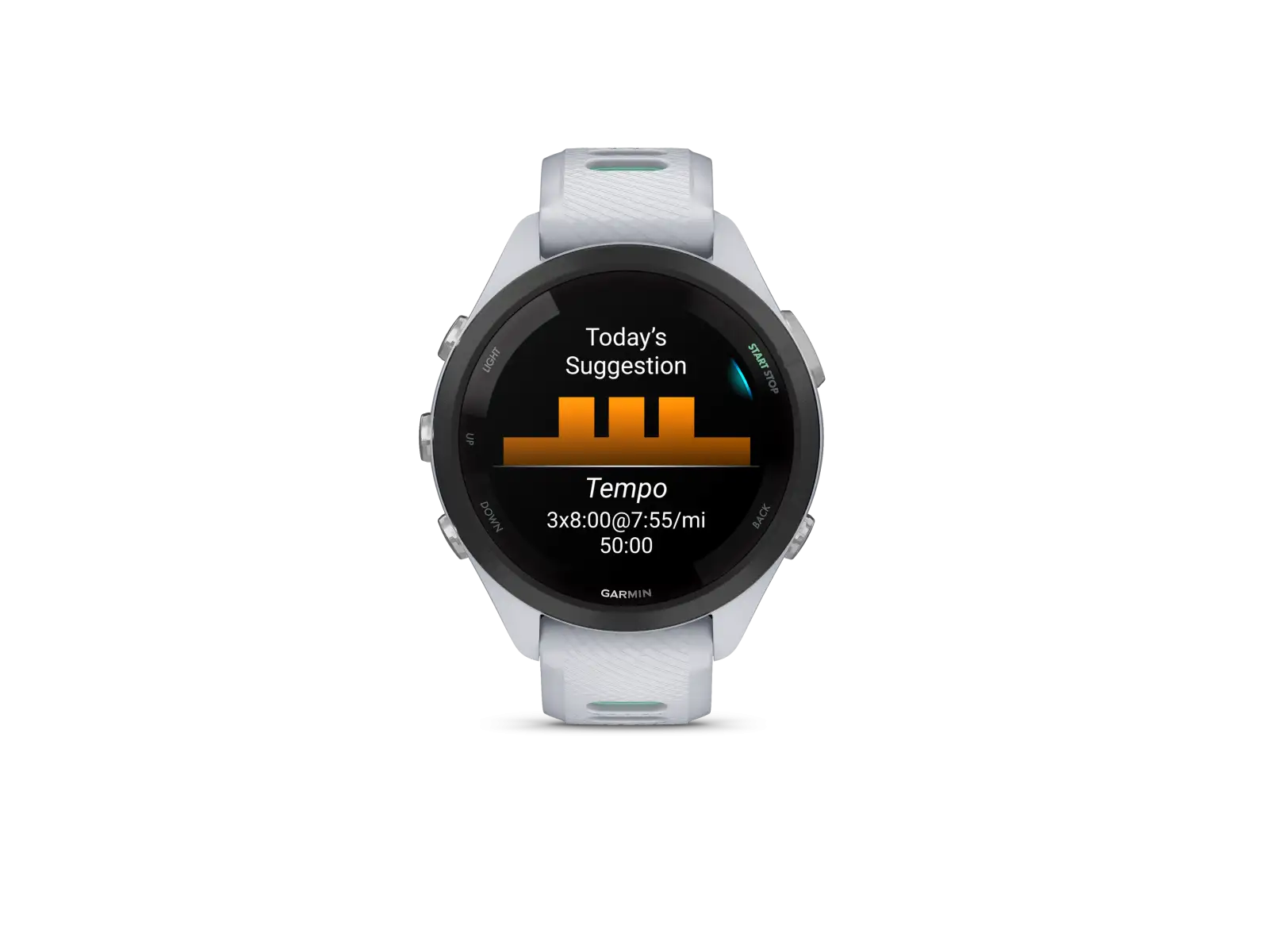 Garmin Forerunner 265S smartwatch Whitestone