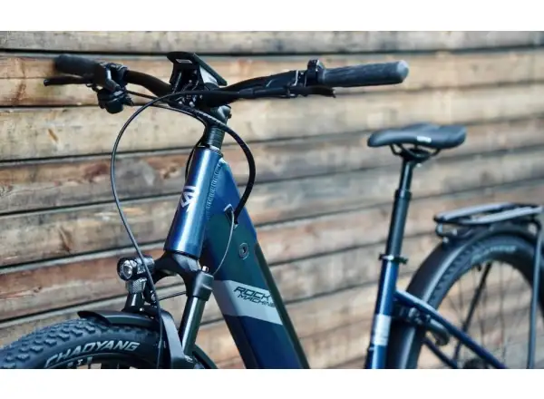 Rock Machine Crossride e450 rower elektryczny crossowy Gloss Metallic Navy/Silver