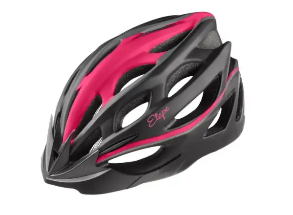 Etape Vesper kask rowerowy czarna/różowa matowa