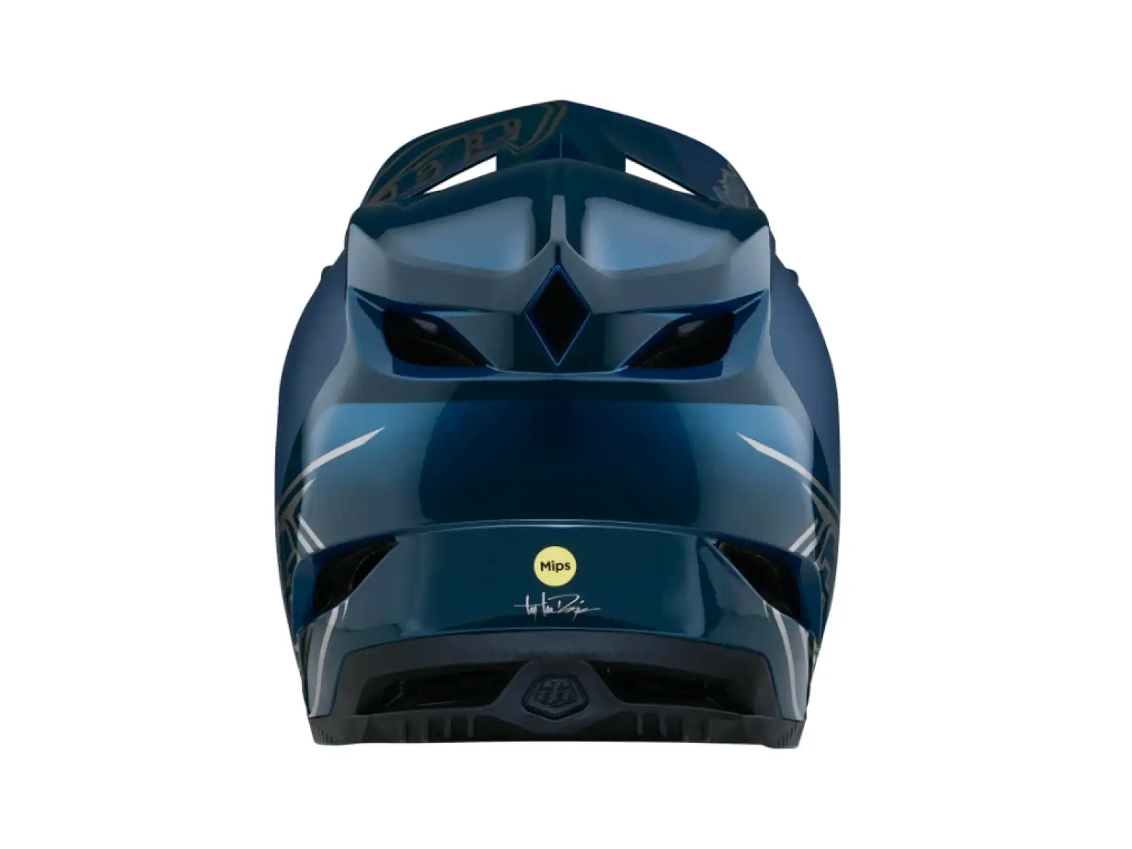 Troy Lee Designs D4 Polyacralite Mips kask Shadow Blue