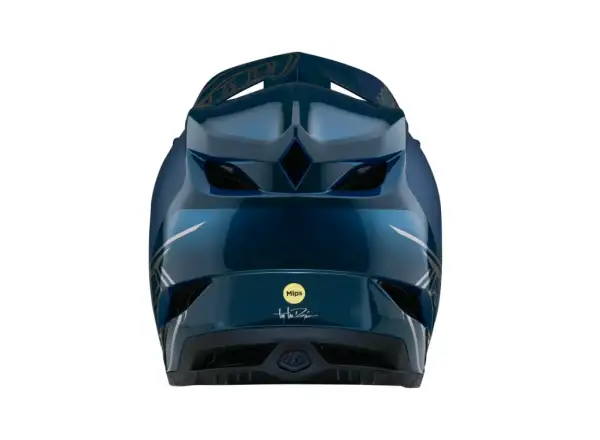 Troy Lee Designs D4 Polyacralite Mips kask Shadow Blue