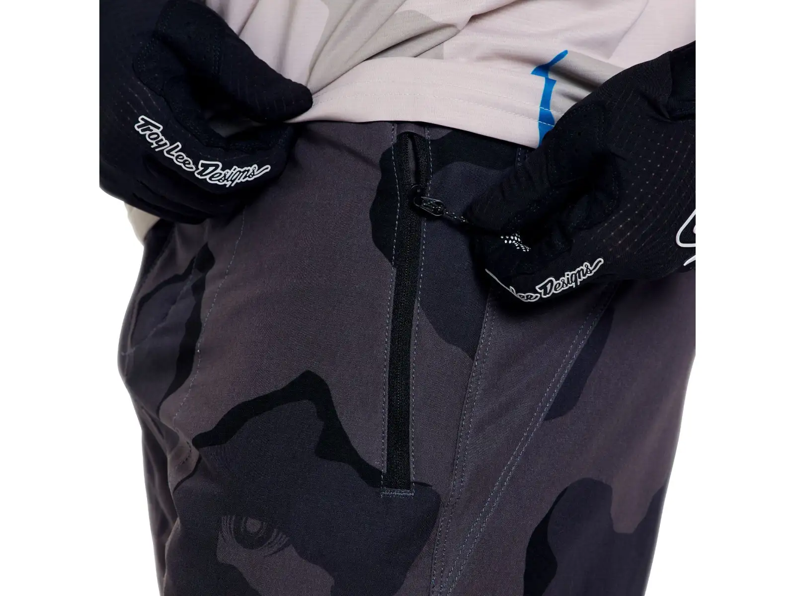 Troy Lee Designs Skyline Pro męskie spodenki BN3TH Liner Flow Camo Carbon
