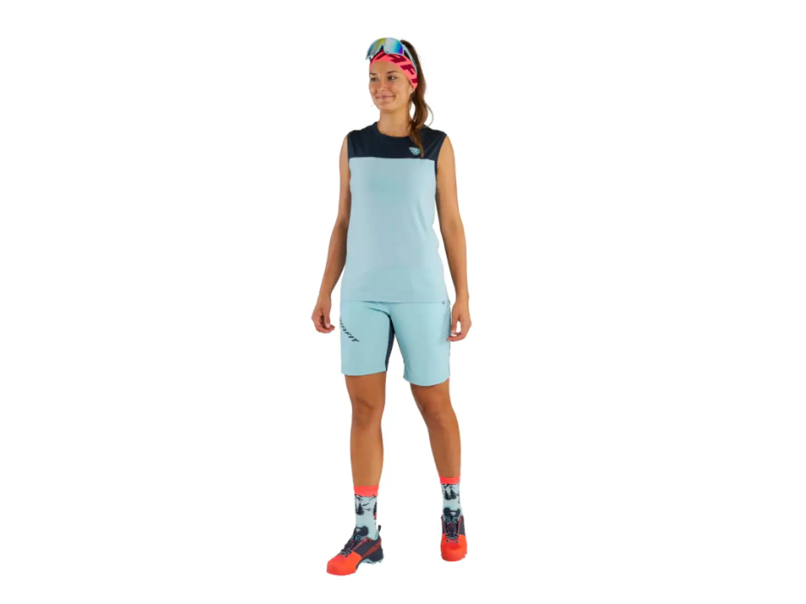 Dynafit Traverse S-Tech damska koszulka bez rękawów Marine Blue/Blueberry