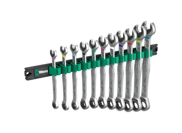 Wera 9630 Listwa magnetyczna 6000 Joker 1 zestaw kluczy płasko-oczkowych z grzechotką 11 szt.