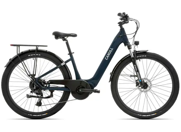 CANULL City 2 720 Wh rower elektryczny z niskim przekrokiem deep blue