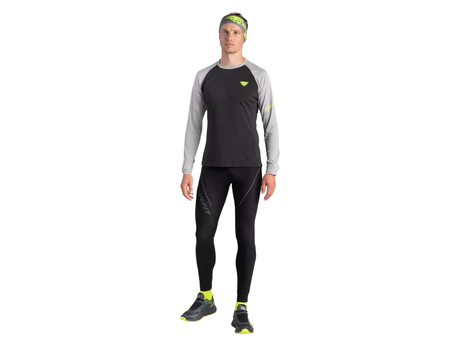 Dynafit Ultra męskie legginsy do biegania Black Out