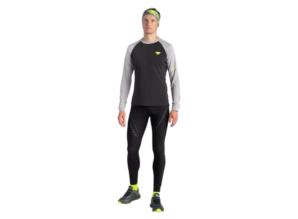Dynafit Ultra męskie legginsy do biegania Black Out