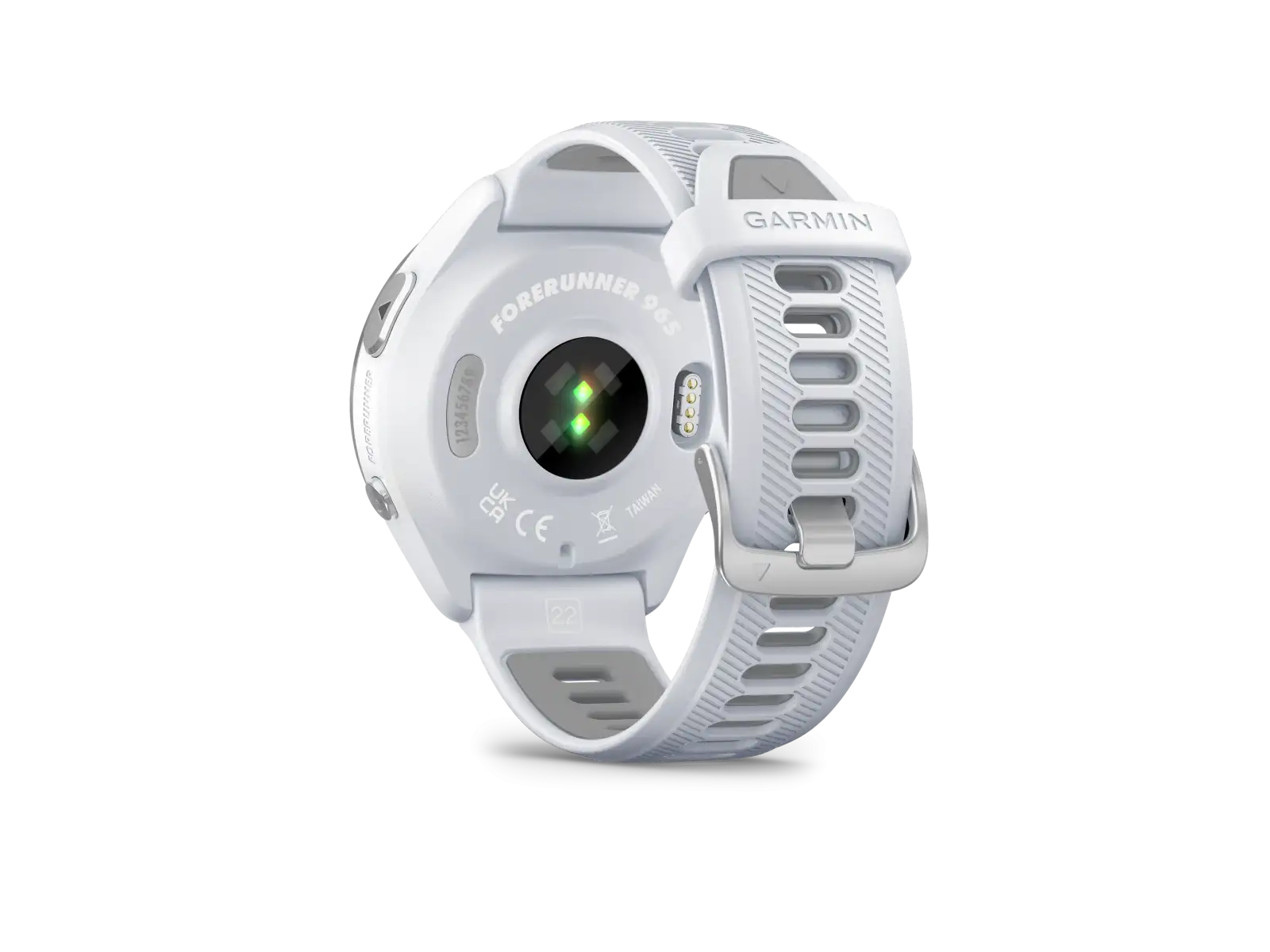 Garmin Forerunner 965 inteligentny zegarek Silver Titan/White