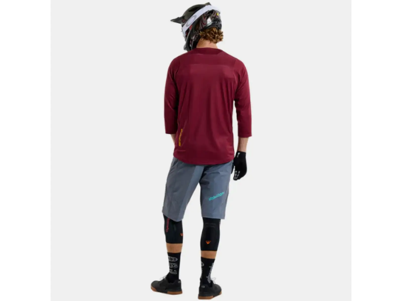 Troy Lee Designs Ruckus Spun męska koszulka rowerowa 3/4 rękaw Oxblood