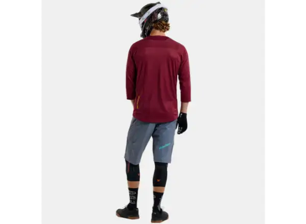 Troy Lee Designs Ruckus Spun męska koszulka rowerowa 3/4 rękaw Oxblood