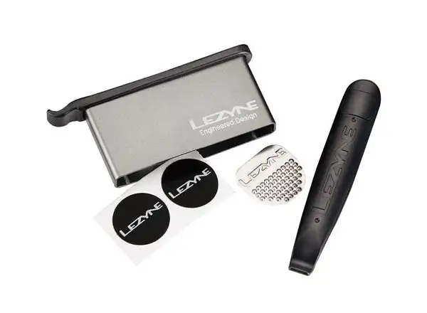 Lezyne Lever Kit zestaw łatek w Alu pudełku + łyżki