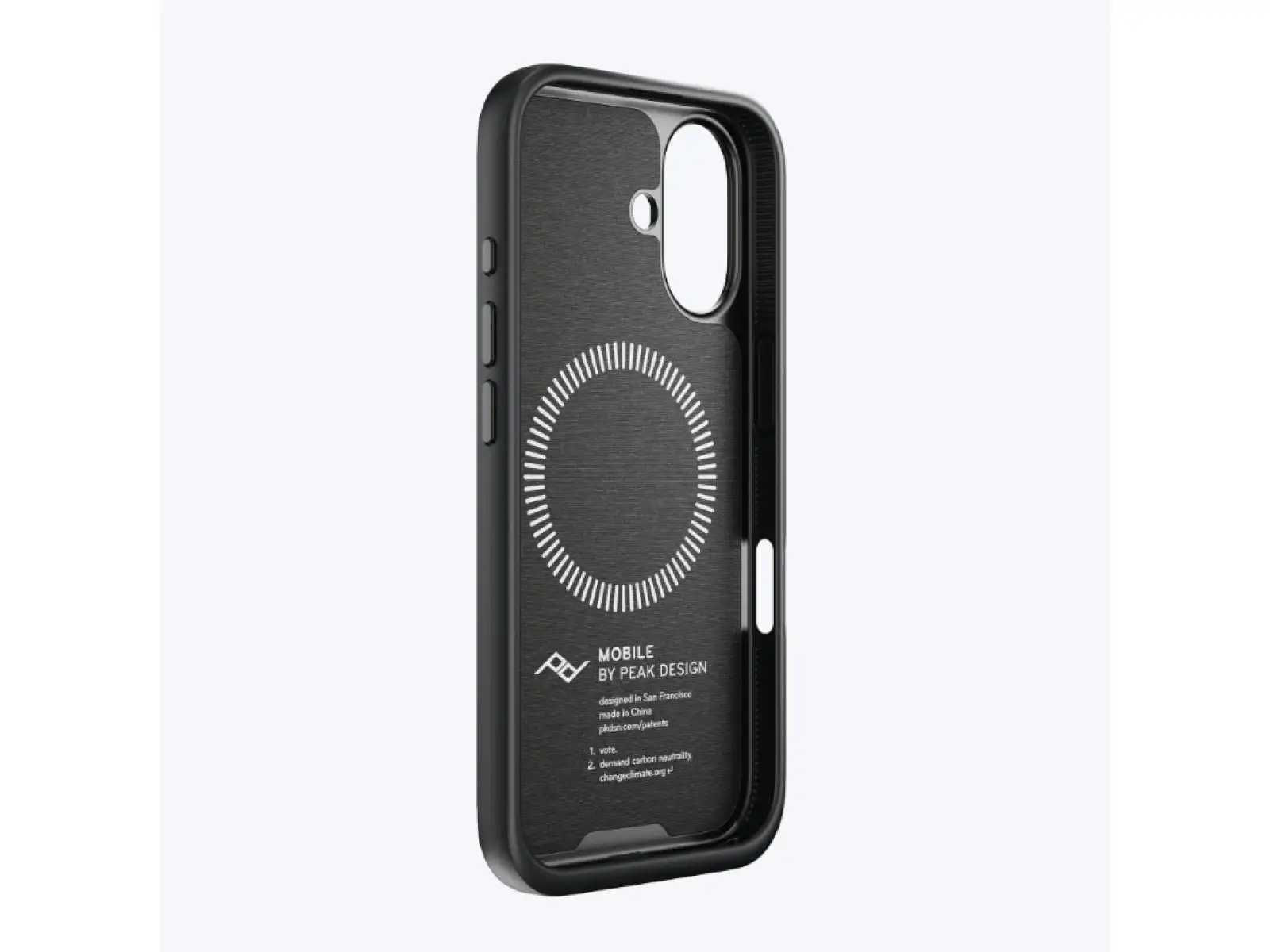 Peak Design Mobile Everyday Fabric Case iPhone 16 etui na telefon Charcoal