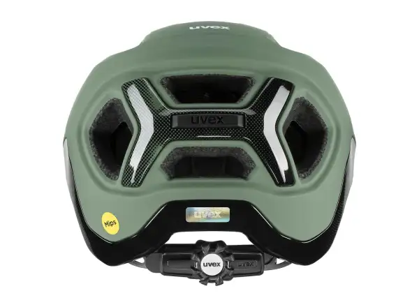 Uvex React Mips kask Moss Green/Black Matt