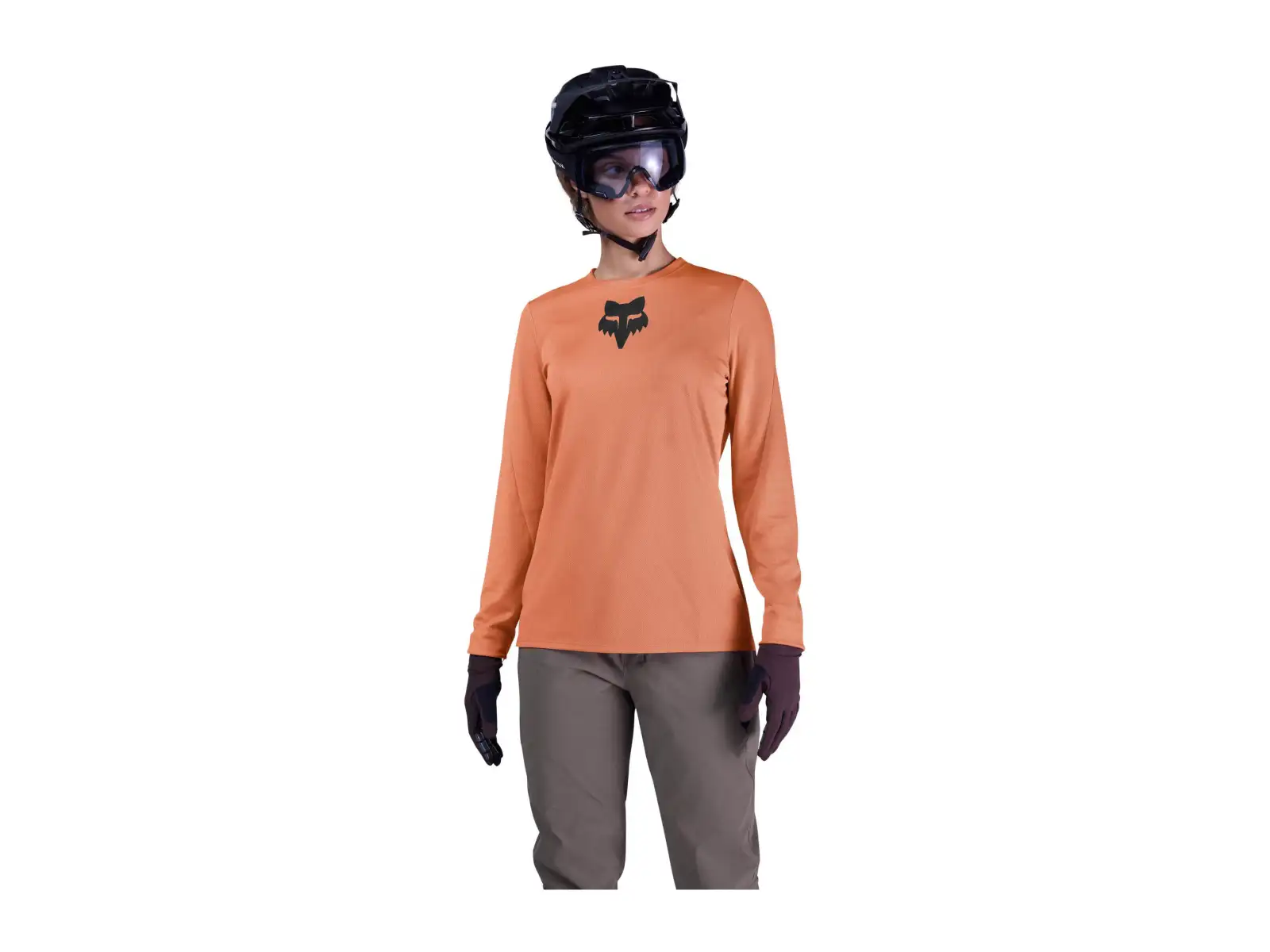 Fox Ranger Fox Head damska koszulka z długim rękawem Coral