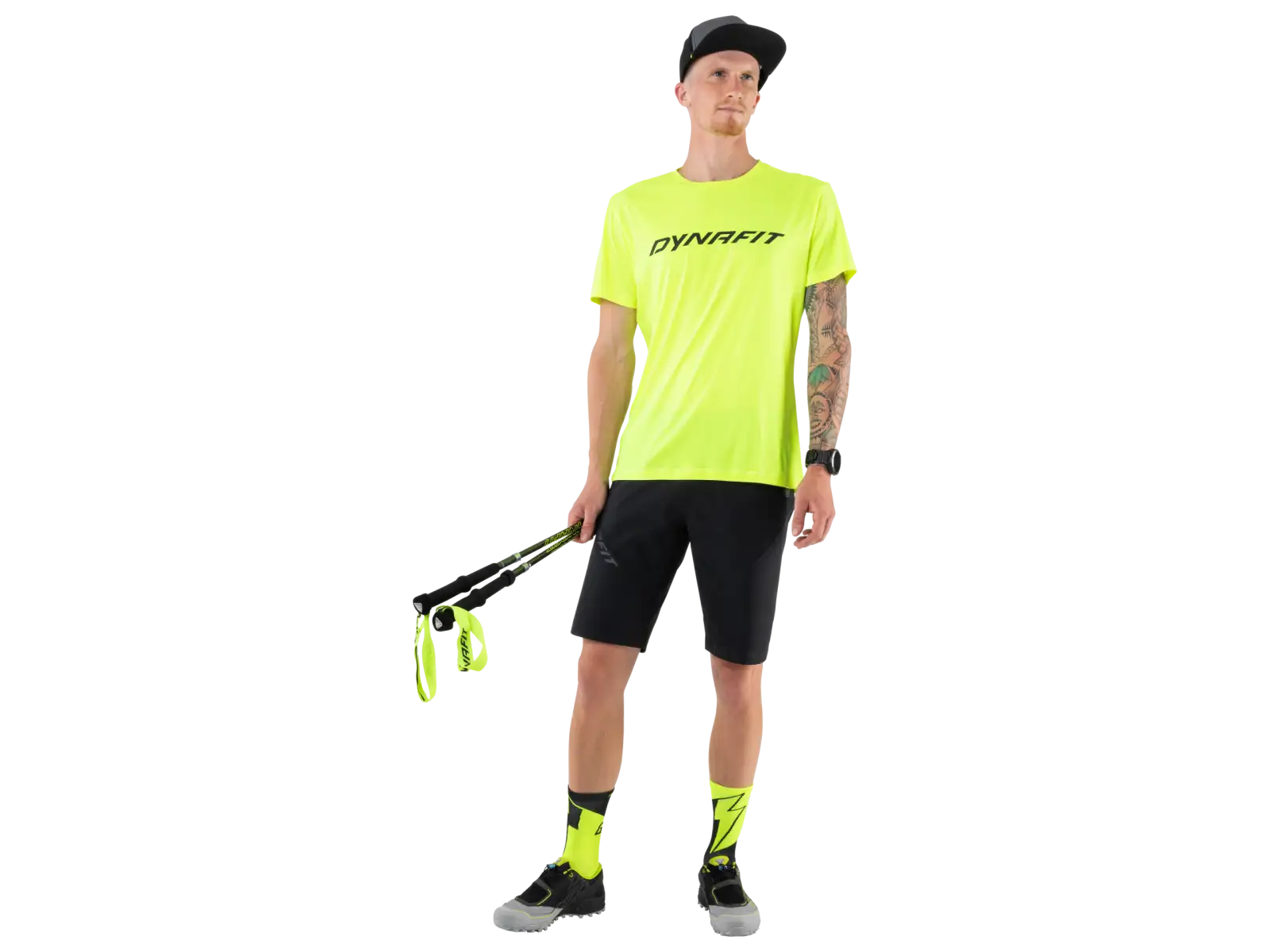 Dynafit No pain No gain sportowe skarpety Neon Yellow/Black Out