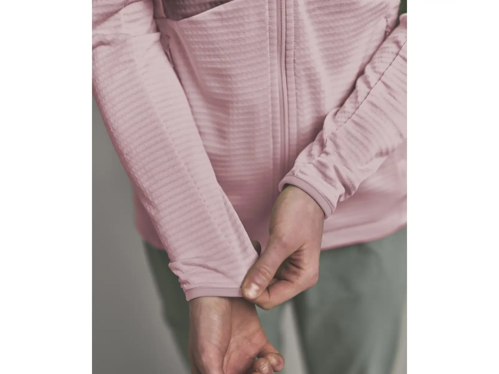 Ortovox Fleece Light Grid Hoody damska bluza Dawn Rose