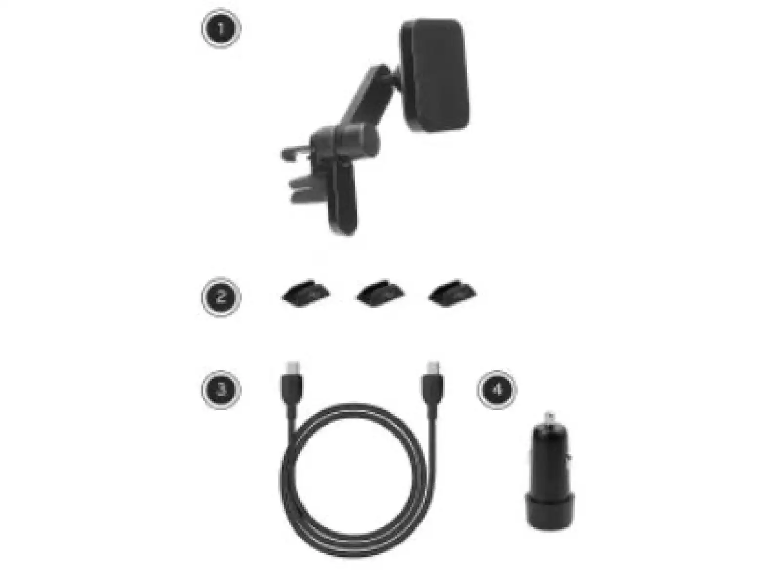 Peak Design Car Mount Vent Charging magnetyczny uchwyt na telefon Black