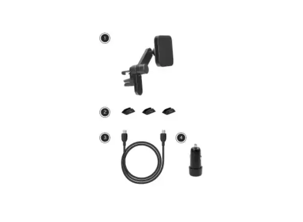 Peak Design Car Mount Vent Charging magnetyczny uchwyt na telefon Black