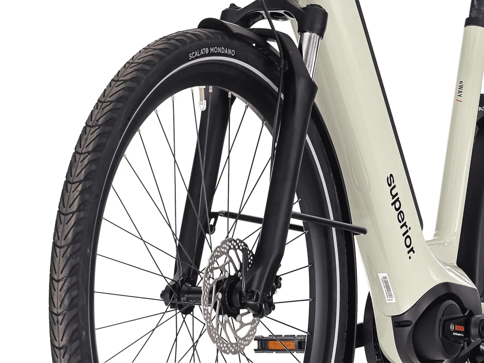 Superior eWAY 6.4 miejskie rower elektryczny Gloss Soft Green