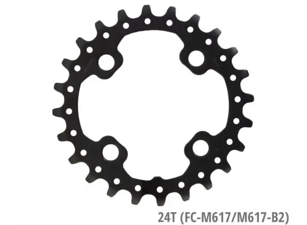 Shimano Deore FC-M617 tarcza 24 zębów (AM/AZ)