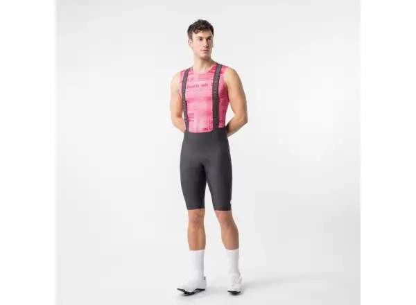 Castelli Giro Gazzetta Dello Sport męska koszulka bazowa bez rękawów Rosa Giro