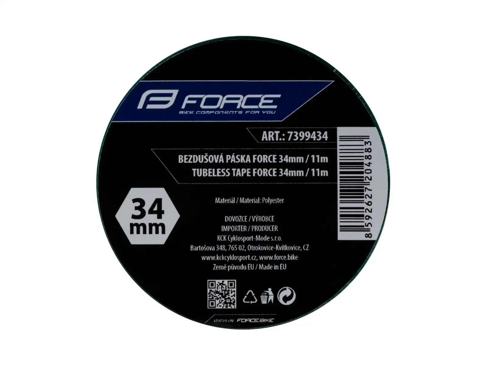 Force taśma bezdętkowa 34 mm x 11 m zielona