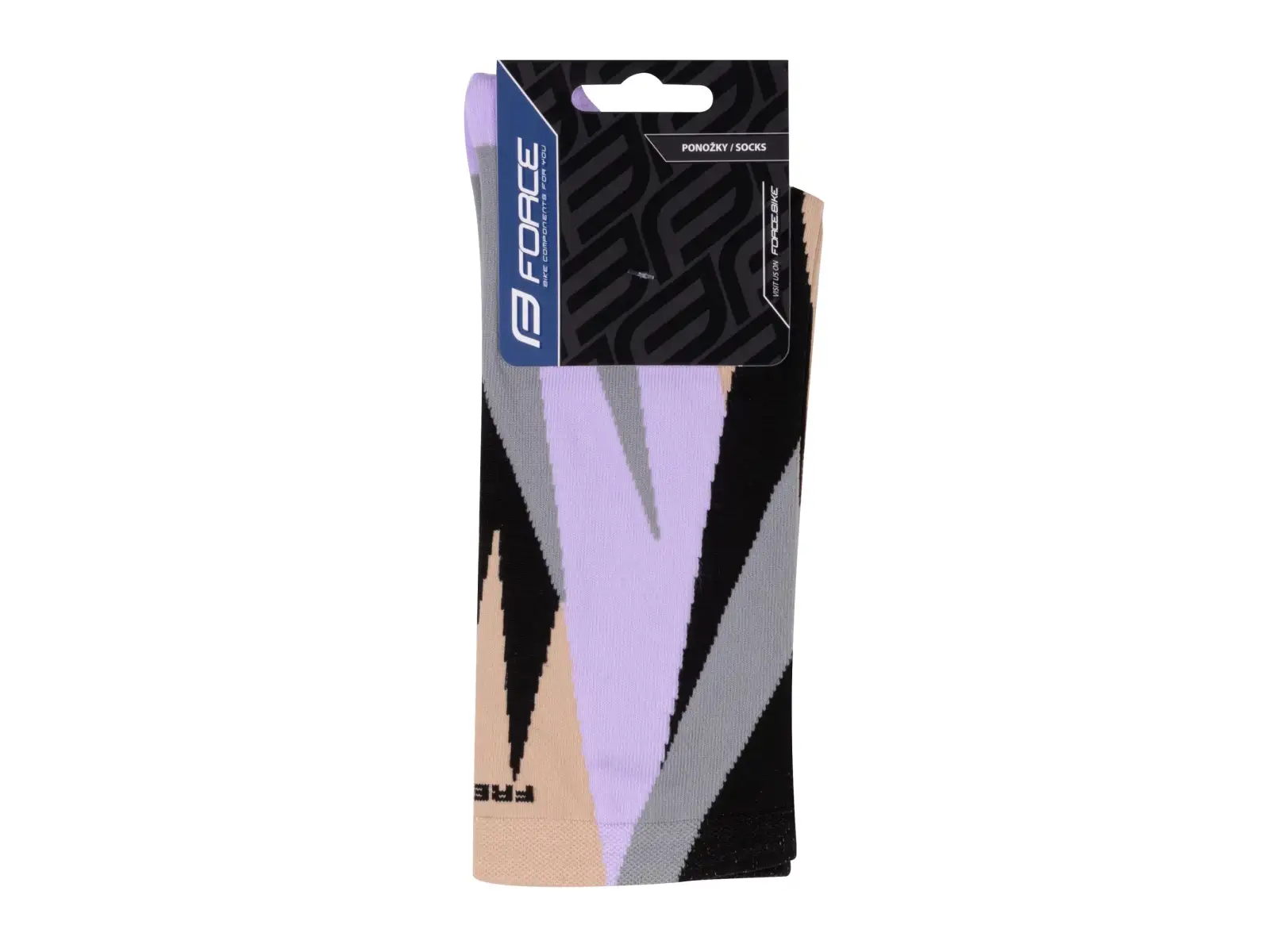 Force Freeride skarpety kremowa/różowa/szara
