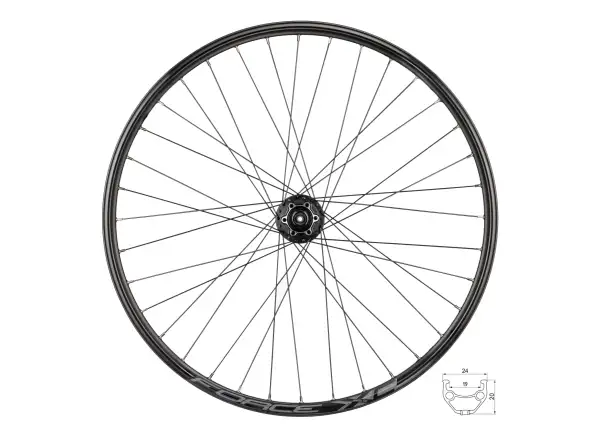 Force XC Disc 26" tylne koło zaplecione FH-M475 36 otworów