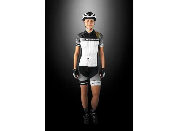 Force Dash Lady damski dres krótki rękaw czarna/biała